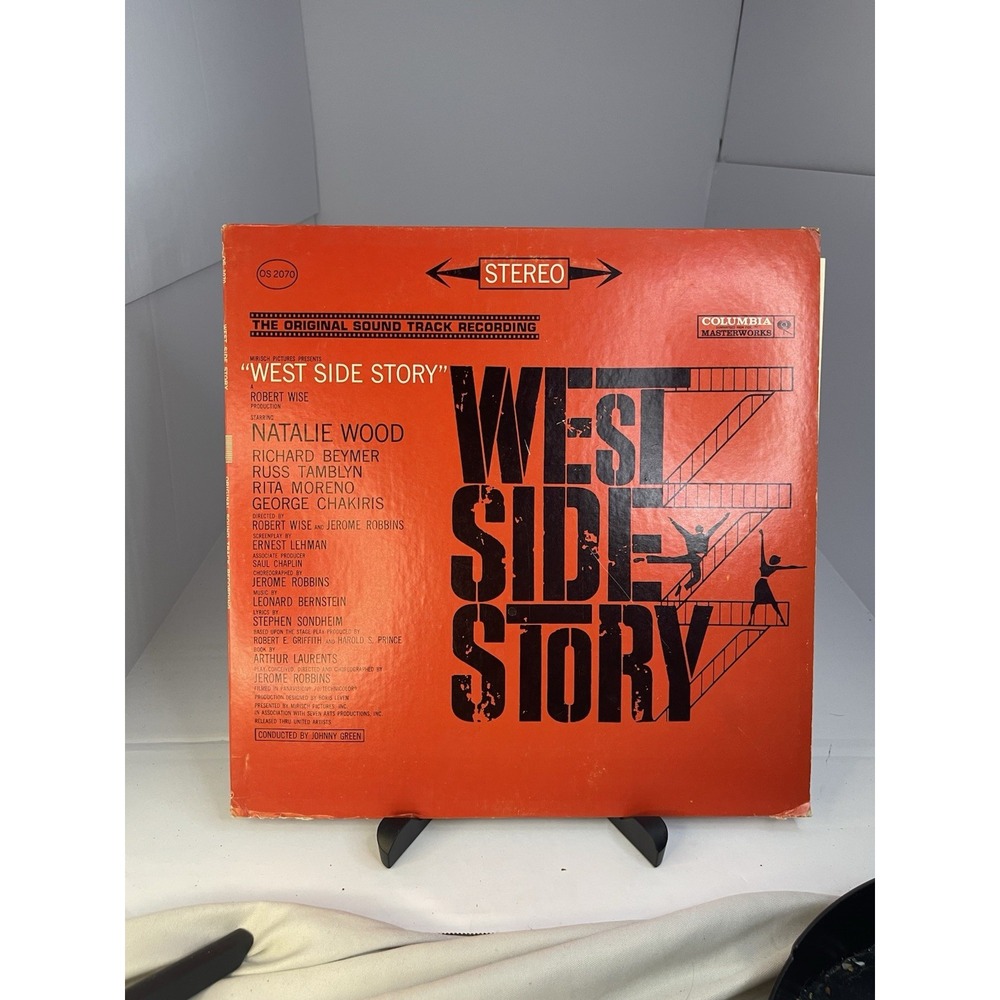 West Side Story Original Soundtrack Vinyl LP Columbia OS 2070 Stereo 1961 Record